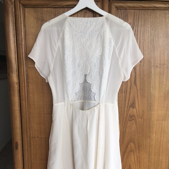Madewell Ivory Silk Dress - Picture 2 of 4